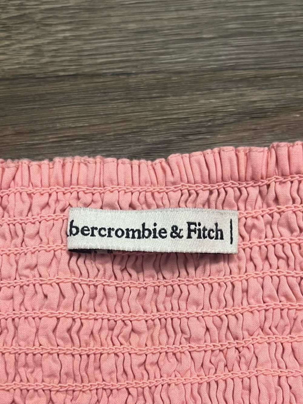 Abercrombie & Fitch Emerson Puff Sleeve Mini Dress Sz Small Tall Pink Coquette - Picture 8 of 11